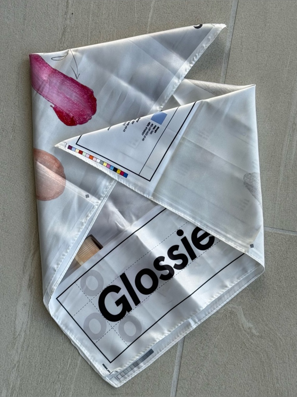 Glossier Balm Dot Com Limited Edition Scarf